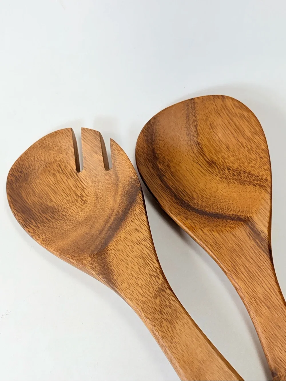 Crate&Barrel Tondo Acacia Wood Servers Utensils NEW